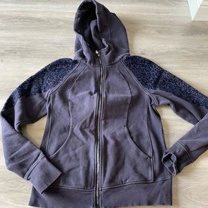 Lululemon flocked scuba sweater